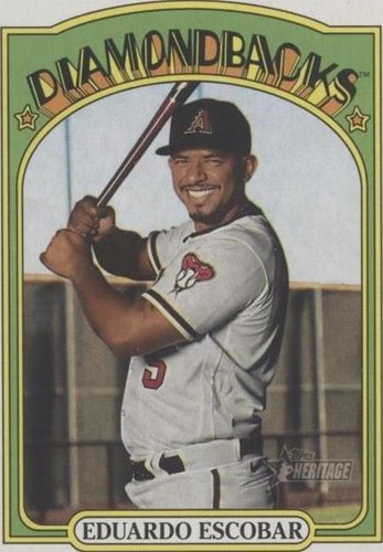 2021 Topps Heritage - Eduardo Escobar #237