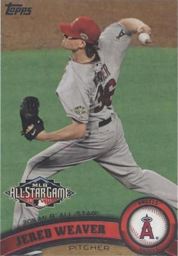 2011 Topps Update Series - Jered Weaver #US50