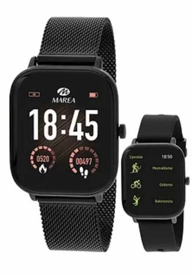 Reloj Smart Marea Unisex B58009/1 Caja Rectangular 36x43 mm-2 correas