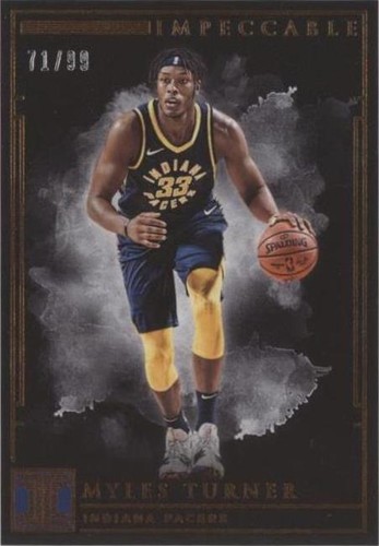 2018-19 Panini Impeccable - Myles Turner #2