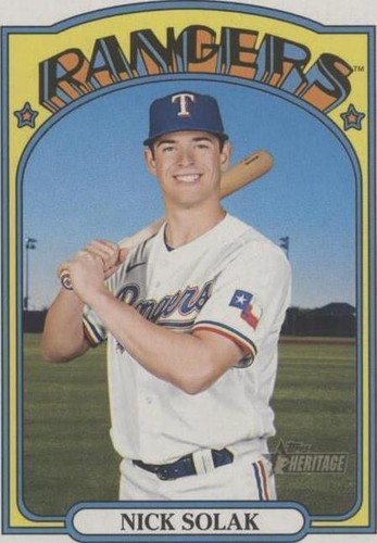 2021 Topps Heritage - Nick Solak #277
