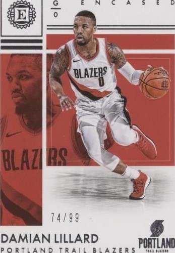 2017-18 Panini Encased - Damian Lillard #12