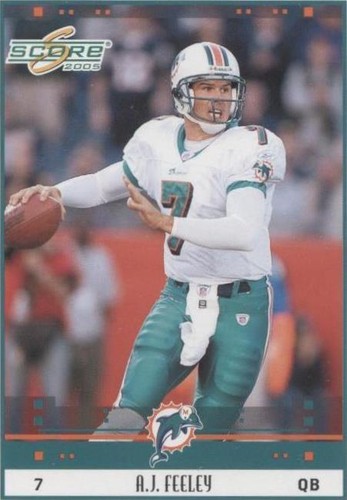 2005 Score A.J. Feeley #145