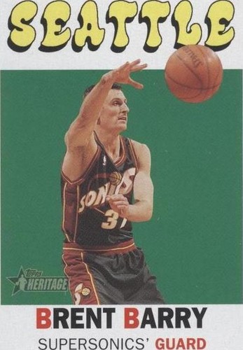 2000-01 Topps Heritage - Brent Barry #129