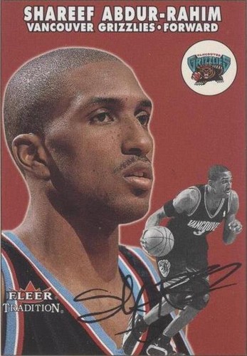 2000-01 Fleer Tradition - Shareef Abdur-Rahim #134
