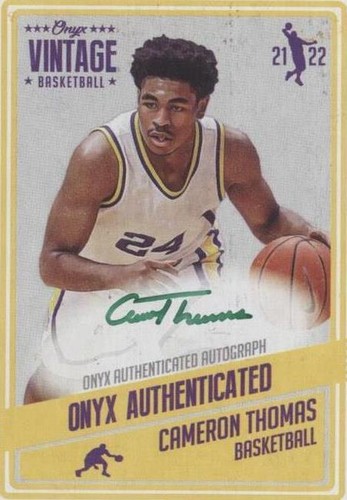 2021-22 SELECT CAMERON THOMAS RPA RC ROOKIE PATCH AUTO /199 SILVER