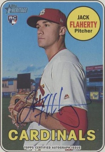 2018 Topps Heritage - Jack Flaherty #ROA-JF
