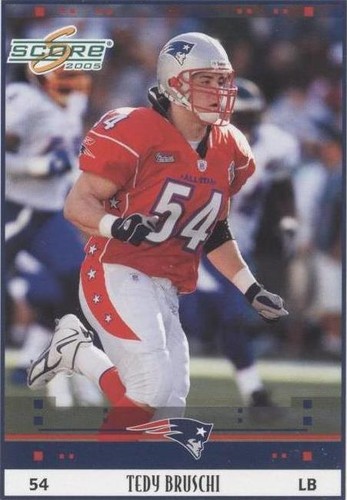 2005 Score Tedy Bruschi #328
