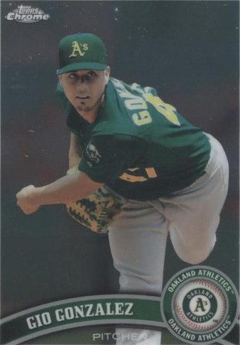 2011 Topps Chrome Refractor Gio Gonzalez #56 | eBay