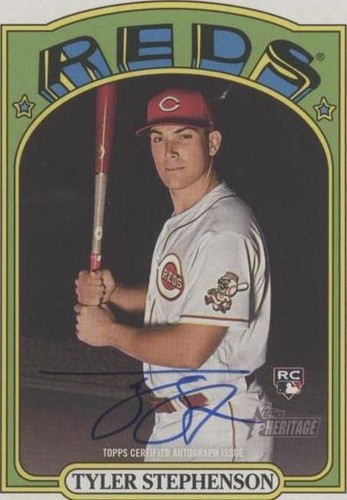 2021 Topps Heritage - Tyler Stephenson #ROA-TS