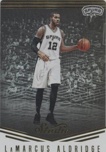 2016-17 Panini Studio - LaMarcus Aldridge #22