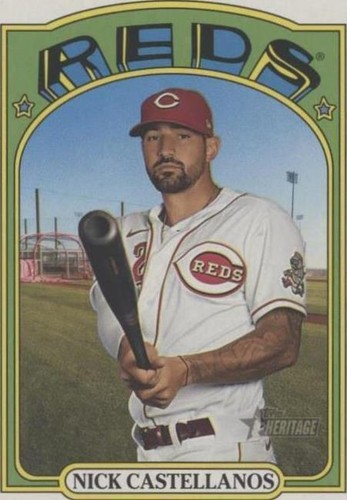 2021 Topps Heritage - Nick Castellanos #125