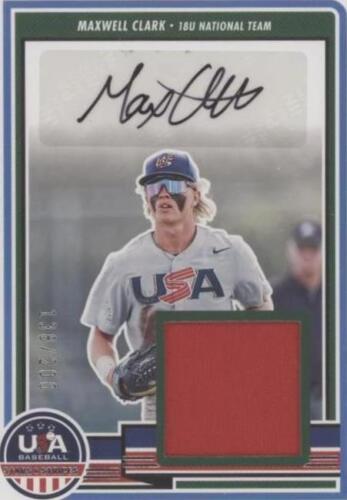 MAX CLARK 2022 PANINI USA STARS & STRIPES JERSEY RELIC MAX CLARK 2022 PANINI USA STARS & STRIPES JERSEY RELIC