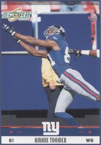 2005 Score Amani Toomer #183