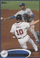 2012 Topps - Chipper Jones Dee Gordon #161