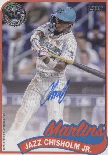 2024 Topps Series 1 - Jazz Chisholm #89BA-JCJ