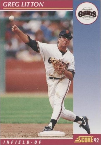 1992 Score - Greg Litton #603