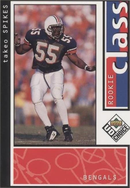 1998 Upper Deck UD Choice Takeo Spikes #219