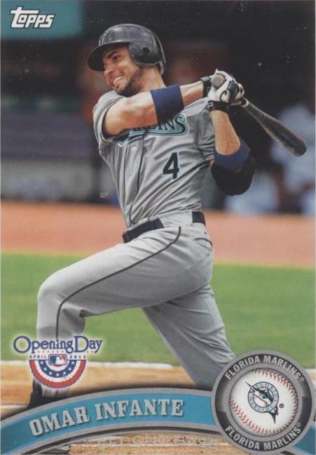 Topps Opening Day 2011 - Omar Infante #44