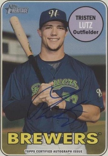 2018 Topps Heritage Minor League Edition - Tristen Lutz #ROA-TL