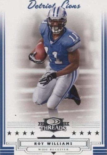 2006 Donruss Threads Roy Williams #9