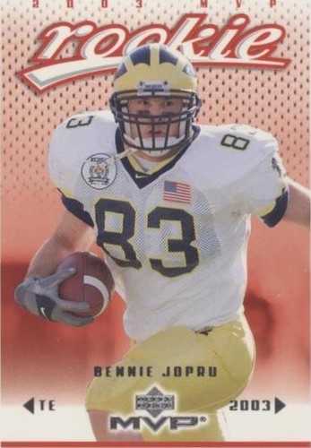 2003 Upper Deck MVP Bennie Joppru #412