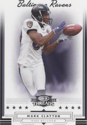 2006 Donruss Threads Mark Clayton #136