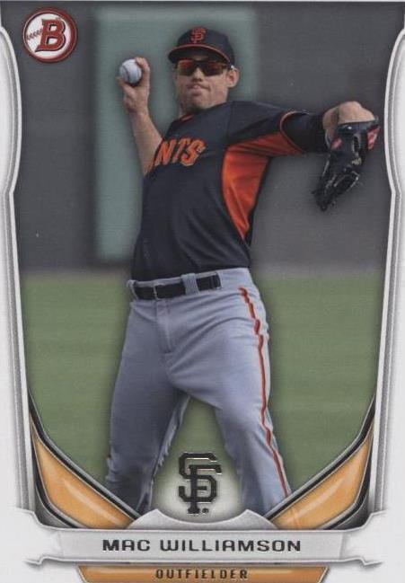 2014 Bowman Draft - Mac Williamson #TP-82
