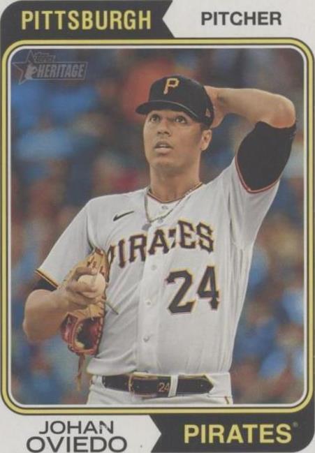 2023 Topps Heritage High Number - Johan Oviedo #674