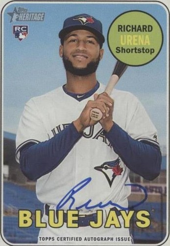 2018 Topps Heritage High Number - Richard Urena #ROA-RU