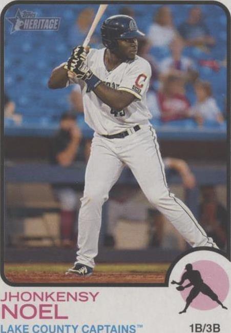 2022 Topps Heritage Minor League Edition - Jhonkensy Noel #25