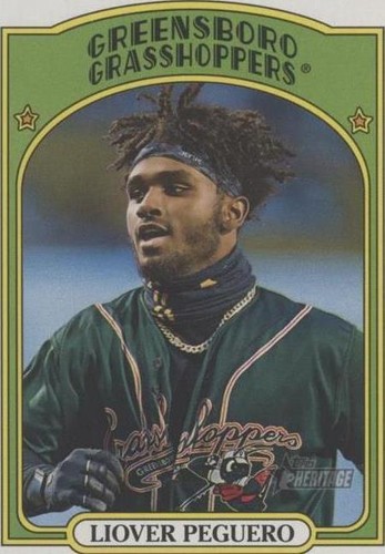2021 Topps Heritage Minor League Edition - Liover Peguero #204
