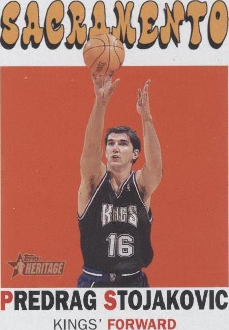2000-01 Topps Heritage - Peja Stojakovic #81