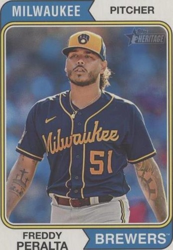 2023 Topps Heritage High Number - Freddy Peralta #581