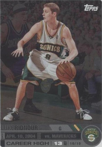 2005-06 Topps Big Game - Luke Ridnour #84
