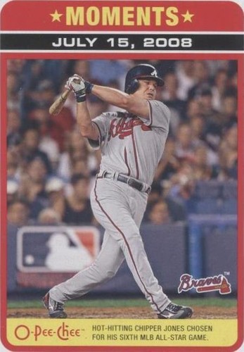 2009 O-Pee-Chee - Chipper Jones #556