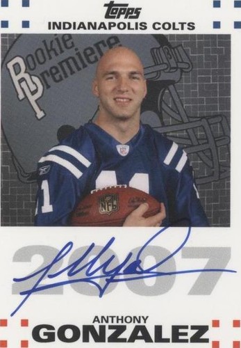 2007 Topps Anthony Gonzalez #RPA-AG