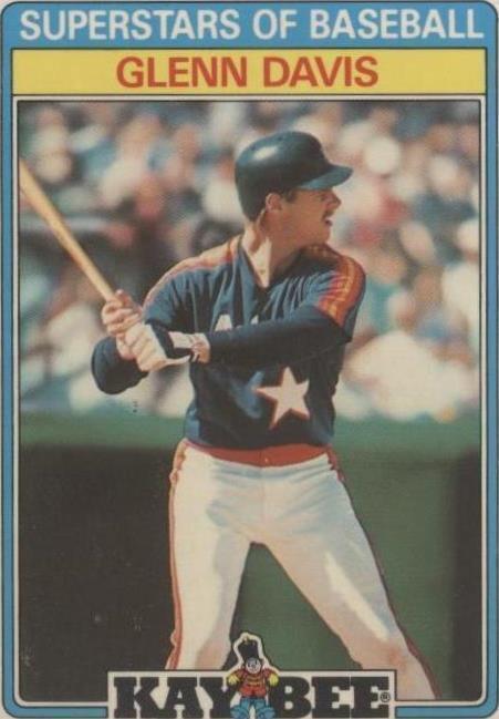 1987 Topps Kay Bee Toys Superstars of Baseball - Glenn Davis #12