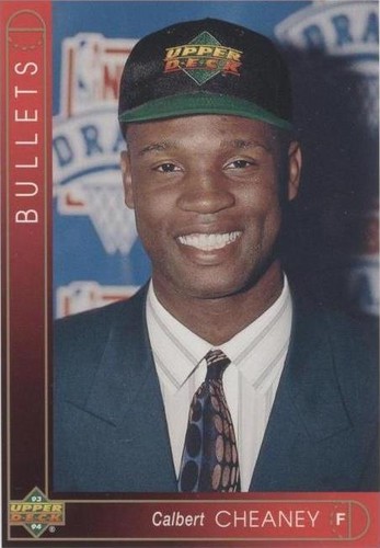 1993-94 Upper Deck International Spanish - Calbert Cheaney #86