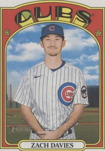 2021 Topps Heritage High Number - Zach Davies #643