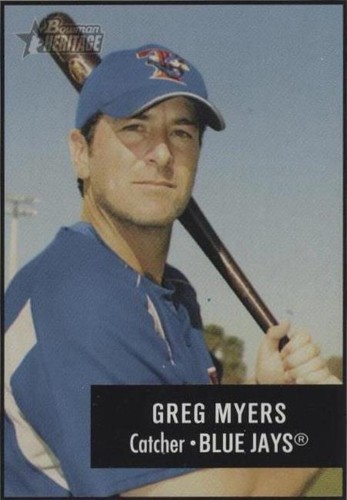 2003 Bowman Heritage - Greg Myers #43
