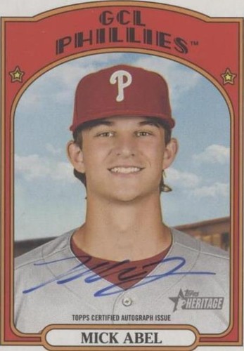 2021 Topps Heritage Minor League Edition - Mick Abel #ROA-MA