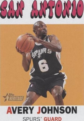 2000-01 Topps Heritage - Avery Johnson #156