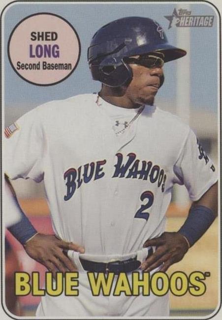2018 Topps Heritage Minor League Edition - Shed Long #31