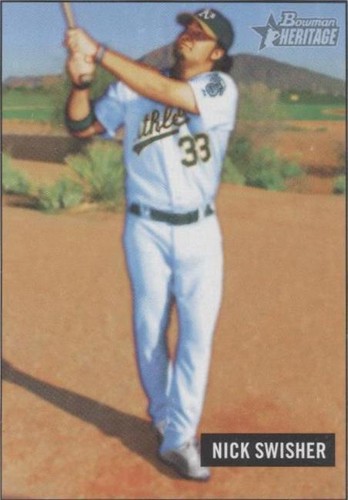 2005 Bowman Heritage - Nick Swisher #9
