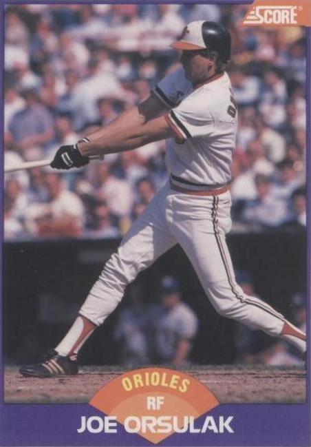 1989 Score - Joe Orsulak #247