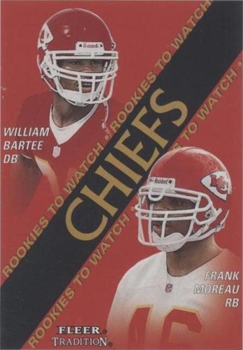 2000 Fleer Tradition Frank Moreau William Bartee #349