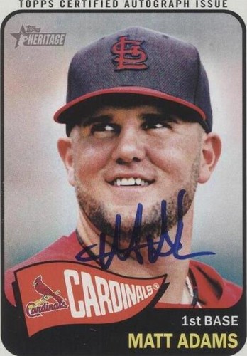 2014 Topps Heritage - Matt Adams #ROA-MA
