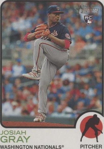 2022 Topps Heritage - Josiah Gray #125