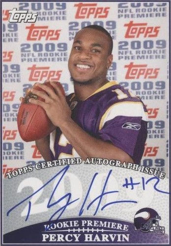 2009 Topps Percy Harvin #RPA-PH